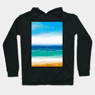 Abstracted Beach Hoodie